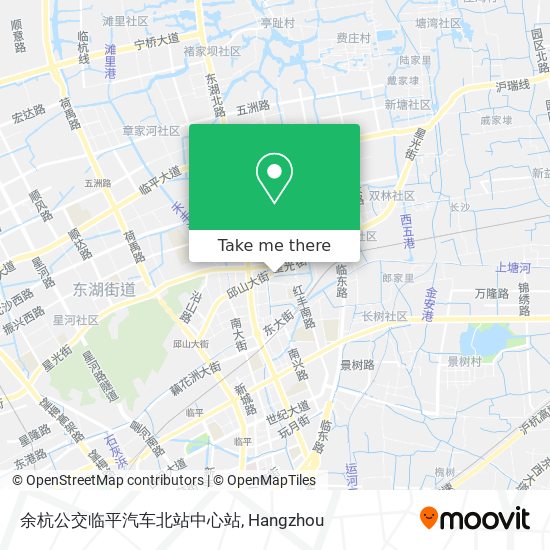 余杭公交临平汽车北站中心站 map