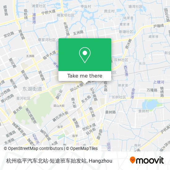杭州临平汽车北站-短途班车始发站 map