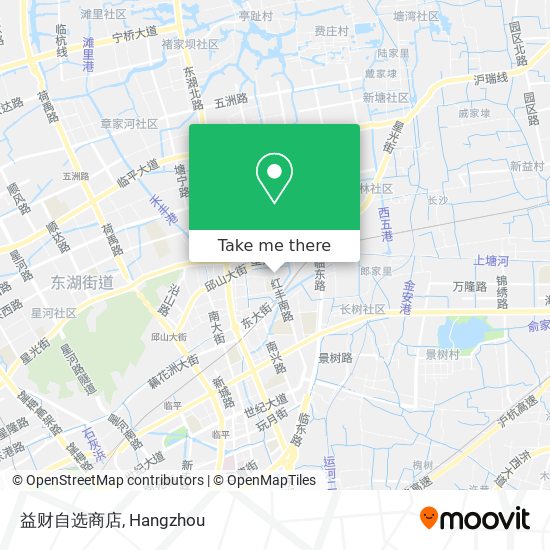 益财自选商店 map