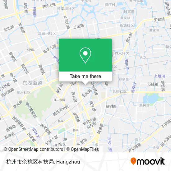 杭州市余杭区科技局 map