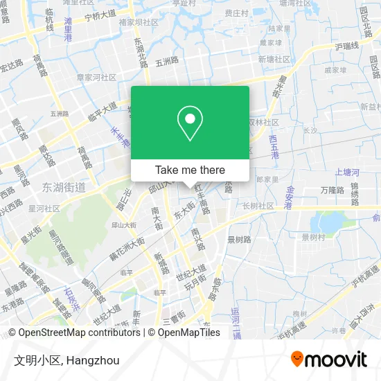 文明小区 map