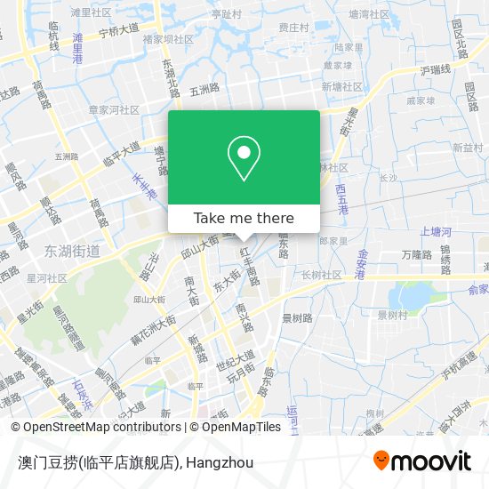 澳门豆捞(临平店旗舰店) map