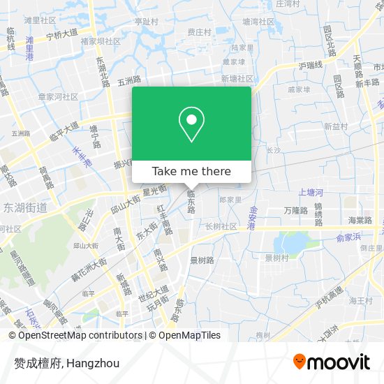 赞成檀府 map