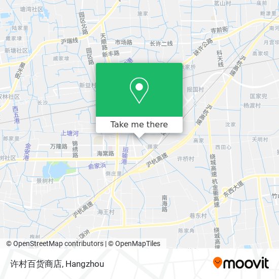 许村百货商店 map
