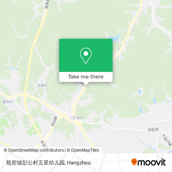 瓶窑镇彭公村五星幼儿园 map