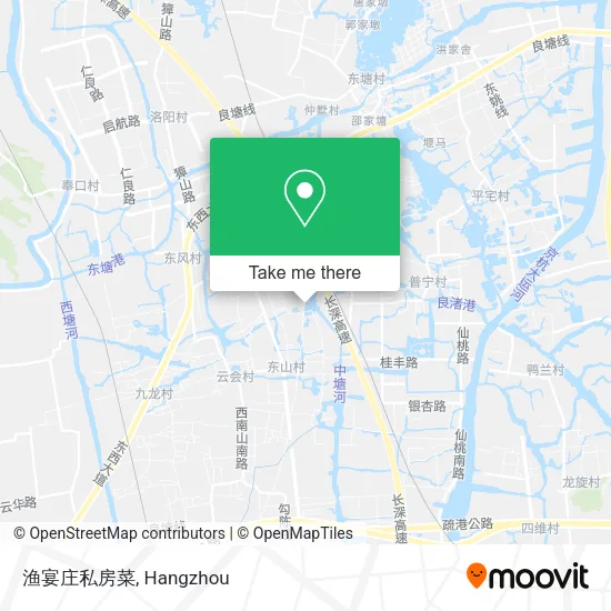 渔宴庄私房菜 map