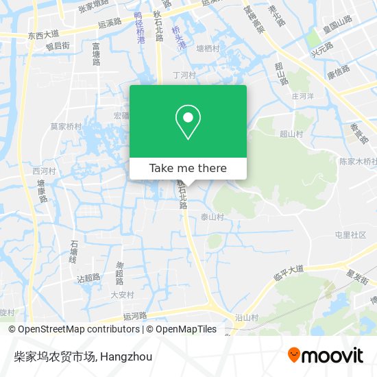 柴家坞农贸市场 map