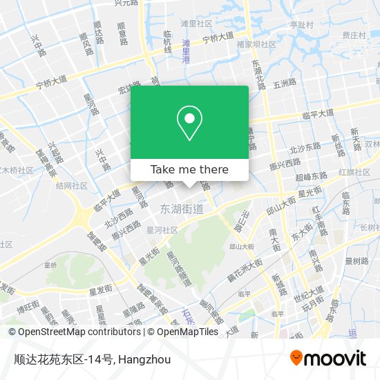 顺达花苑东区-14号 map