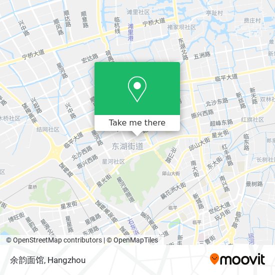 余韵面馆 map