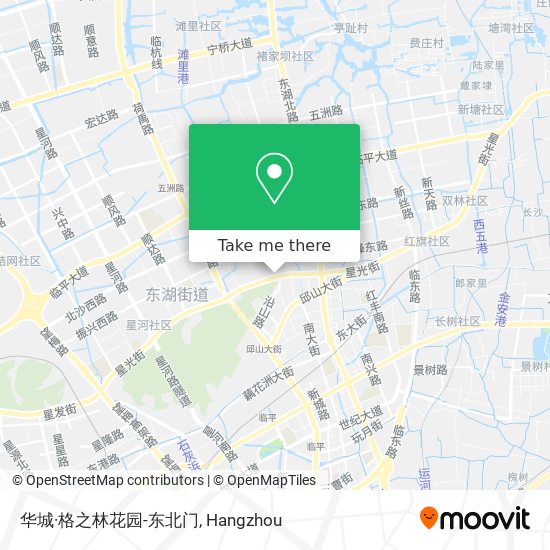 华城·格之林花园-东北门 map