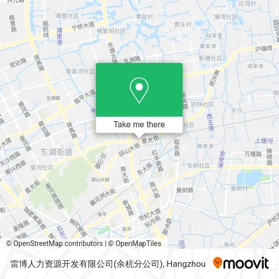 雷博人力资源开发有限公司(余杭分公司) map