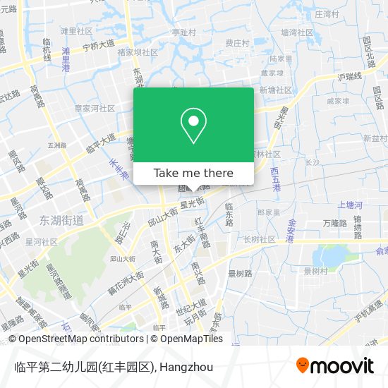 临平第二幼儿园(红丰园区) map