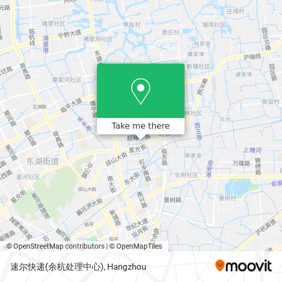 速尔快递(余杭处理中心) map