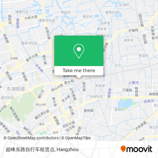 超峰东路自行车租赁点 map