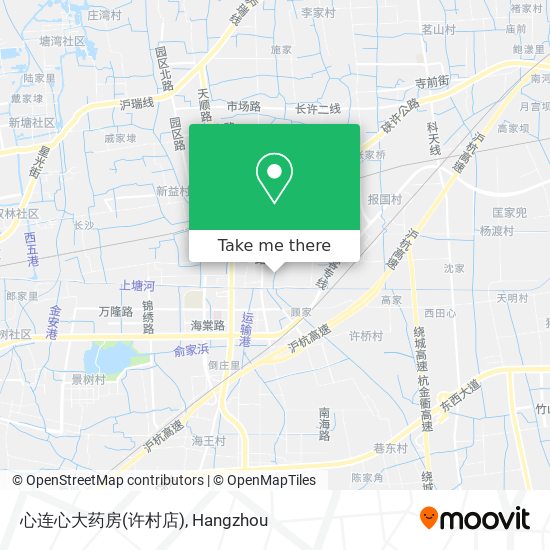 心连心大药房(许村店) map
