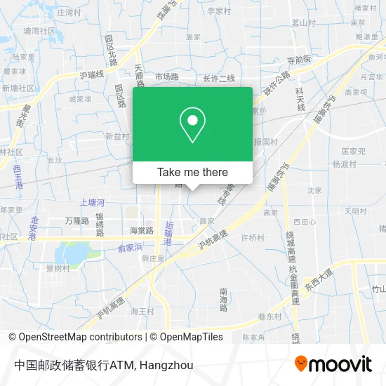 中国邮政储蓄银行ATM map