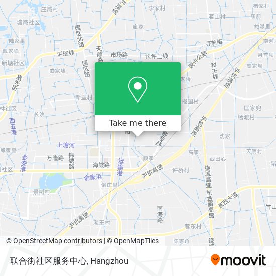 联合街社区服务中心 map