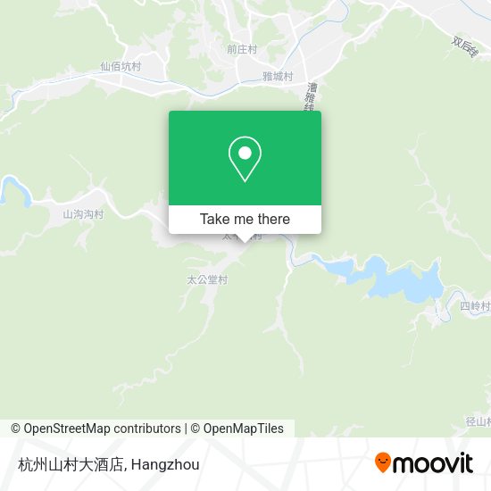 杭州山村大酒店 map