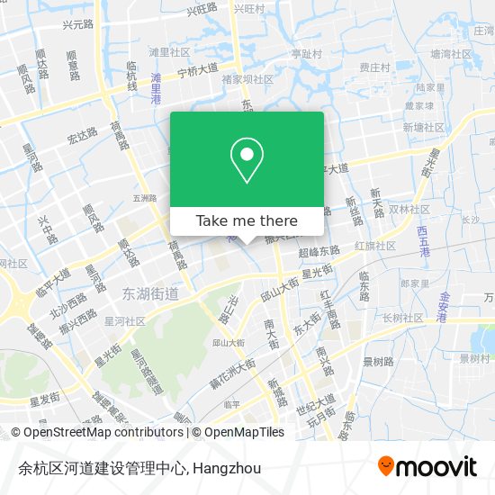 余杭区河道建设管理中心 map