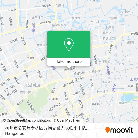 杭州市公安局余杭区分局交警大队临平中队 map