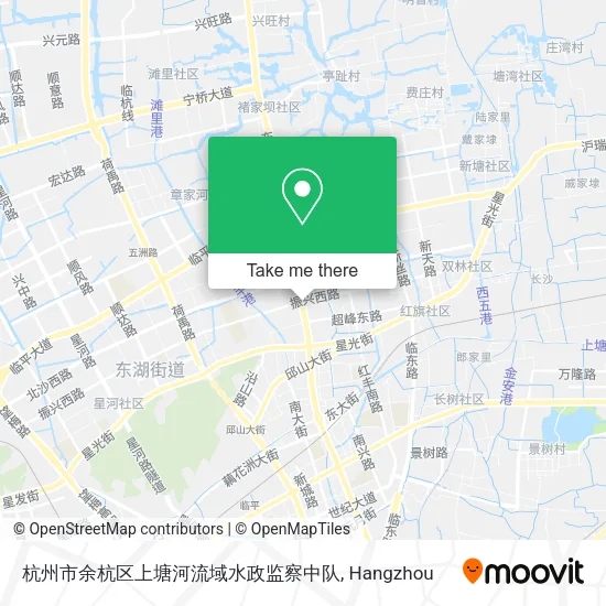 杭州市余杭区上塘河流域水政监察中队 map