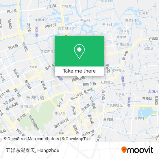 五洋东湖春天 map