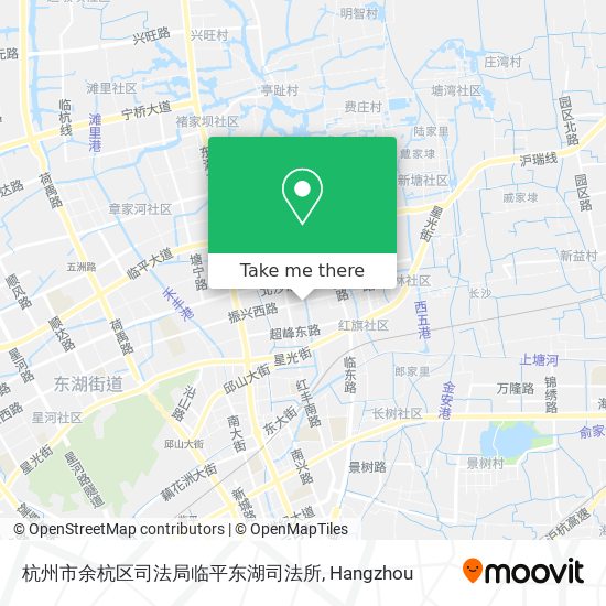 杭州市余杭区司法局临平东湖司法所 map