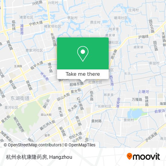 杭州余杭康隆药房 map