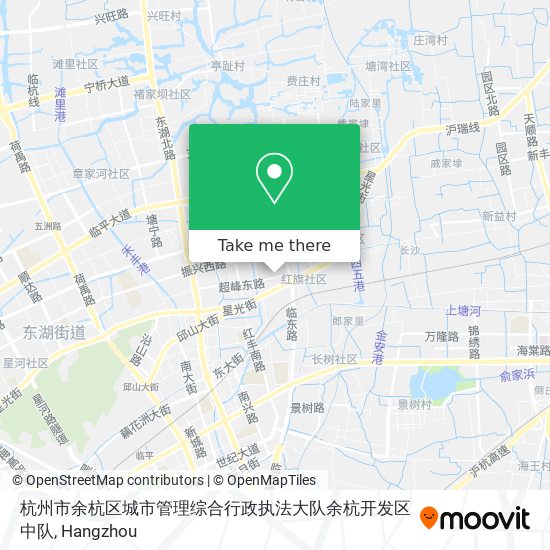 杭州市余杭区城市管理综合行政执法大队余杭开发区中队 map