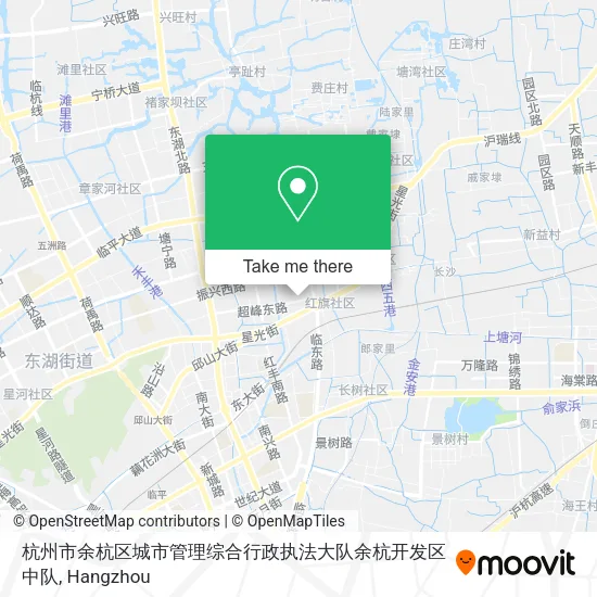 杭州市余杭区城市管理综合行政执法大队余杭开发区中队 map