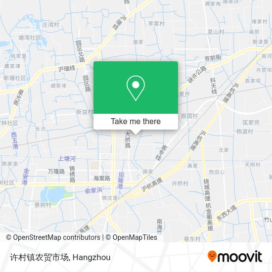 许村镇农贸市场 map