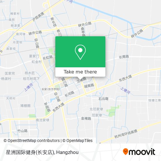 星洲国际健身(长安店) map