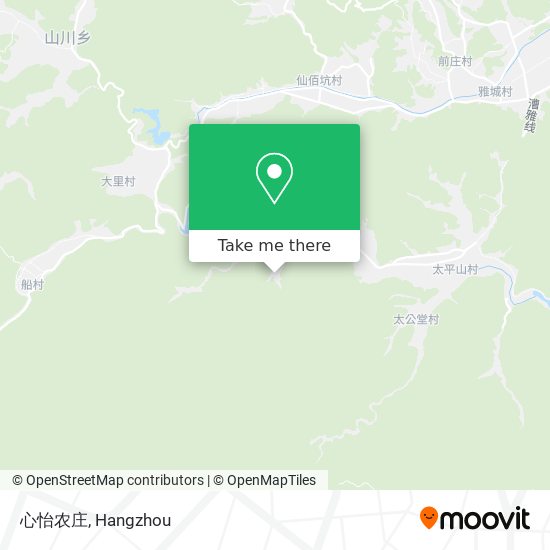 心怡农庄 map