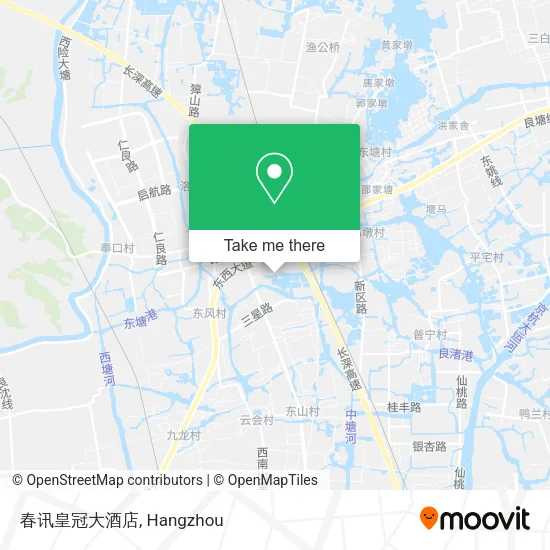 春讯皇冠大酒店 map