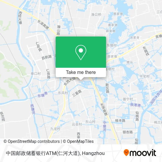 中国邮政储蓄银行ATM(仁河大道) map