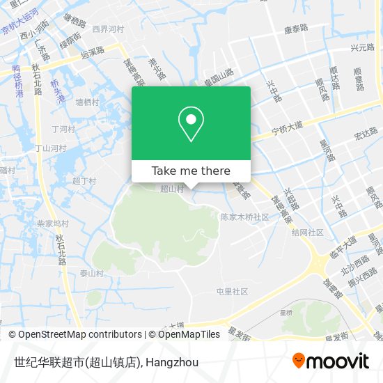 世纪华联超市(超山镇店) map