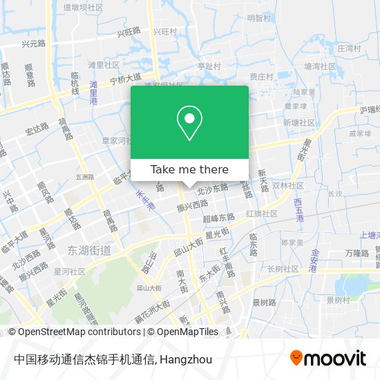 中国移动通信杰锦手机通信 map