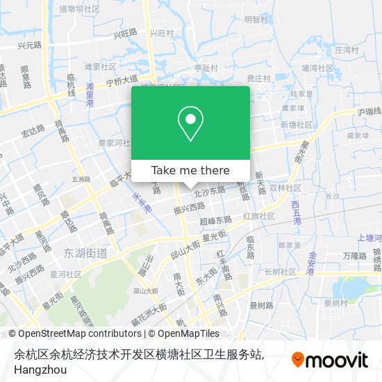 余杭区余杭经济技术开发区横塘社区卫生服务站 map