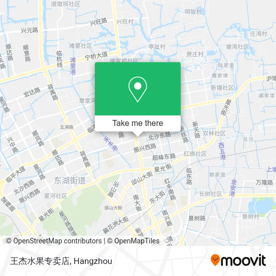 王杰水果专卖店 map