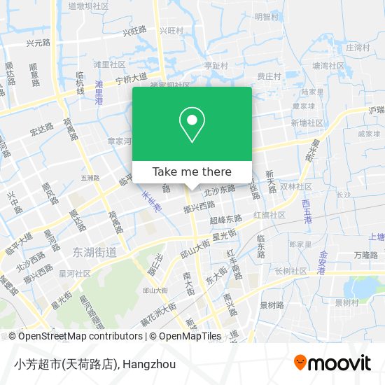 小芳超市(天荷路店) map