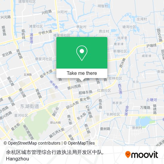 余杭区城市管理综合行政执法局开发区中队 map