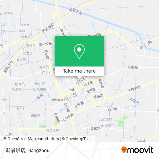 新晨饭店 map