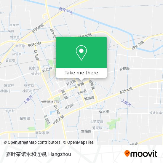 嘉叶茶馆永和连锁 map