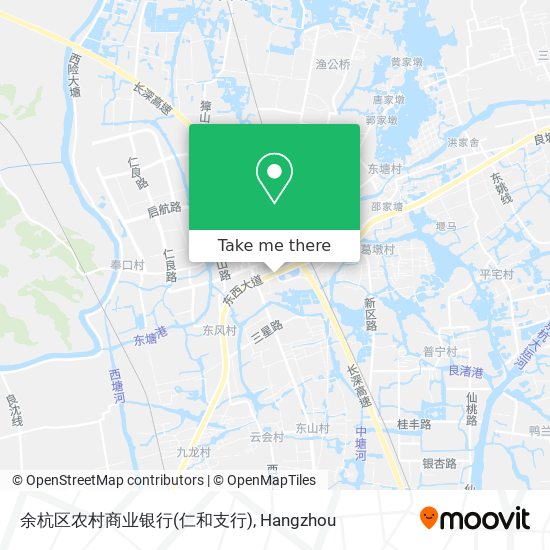 余杭区农村商业银行(仁和支行) map