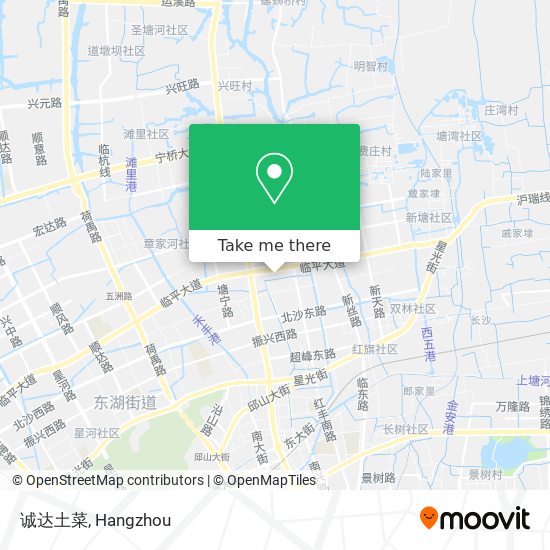 诚达土菜 map