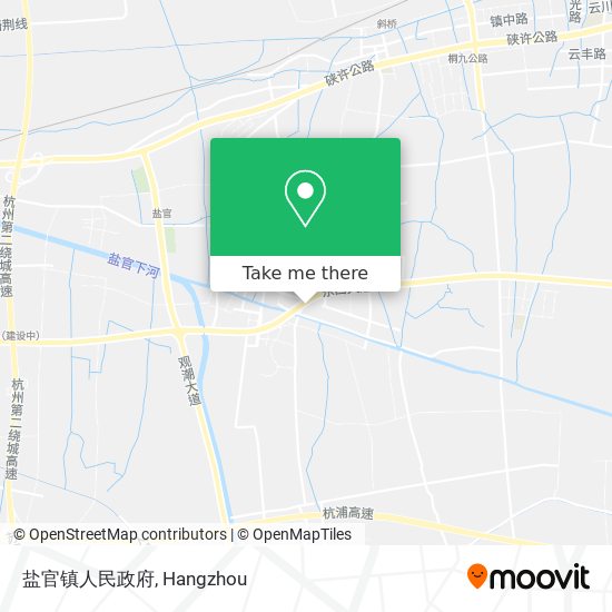 盐官镇人民政府 map