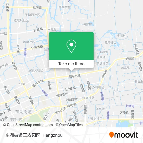 东湖街道工农园区 map