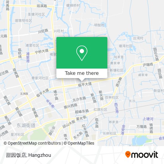 甜园饭店 map