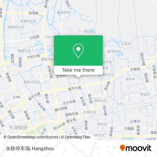 永联停车场 map