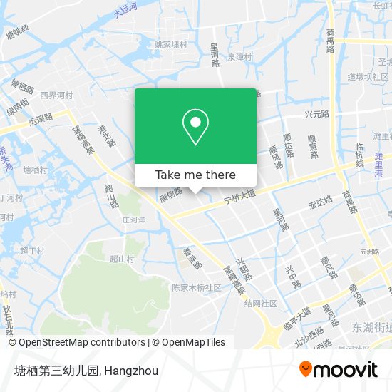 塘栖第三幼儿园 map